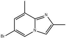 6-bromo-2,8-dimethylimidazo[1,2-a]pyridine Struktur