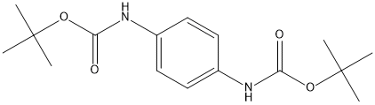 TERT-BUTYL 1,4-PHENYLENEDICARBAMATE Struktur