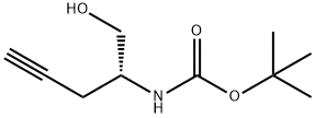 (R)-TERT-BUTYL (1-HYDROXYPENT-4-YN-2-YL)CARBAMATE, 1217637-01-8, 結(jié)構(gòu)式