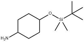 4-(TERT-BUTYLDIMETHYLSILYLOXY) CYCLOHEXANAMINE Structure