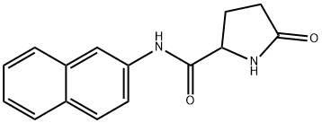 N-naphthalen-2-yl-5-oxopyrrolidine-2-carboxamide Struktur