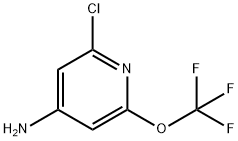 2-Chloro-6-trifluoromethoxy-pyridin-4-ylamine Struktur