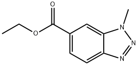 ETHYL 1-METHYL-1H-BENZO[D][1,2,3]TRIAZOLE-6-CARBOXYLATE Struktur