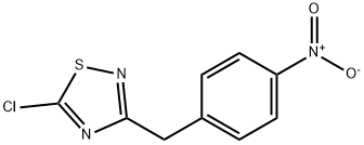 5-chloro-3-[(4-nitrophenyl)methyl]-1,2,4-thiadiazole Struktur