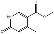 4-Methyl-6-oxo-1,6-dihydro-pyridine-3-carboxylic acid methyl ester Struktur