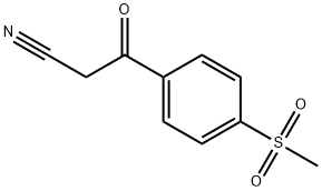 3-(4-(Methylsulfonyl)phenyl)-3-oxopropanenitrile Struktur