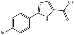 5-(4-Bromo-phenyl)-1H-pyrrole-2-carboxylic acid Struktur