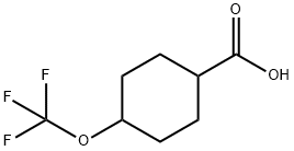 4-(Trifluoromethoxy)cyclohexanecarboxylic acid Struktur