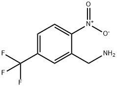 (2-NITRO-5-(TRIFLUOROMETHYL)PHENYL)METHANAMINE Struktur