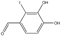 3,4-dihydroxy-2-iodobenzaldehyde Struktur