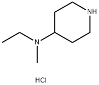 N-Ethyl-N-methylpiperidin-4-amine hydrochloride Struktur