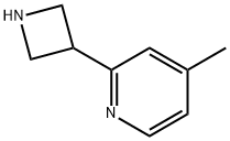 2-(AZETIDIN-3-YL)-4-METHYLPYRIDINE Struktur