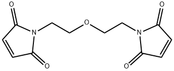 1-[2-[2-(2,5-dioxopyrrol-1-yl)ethoxy]ethyl]pyrrole-2,5-dione Struktur