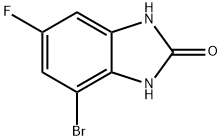 4-溴-6-氟-1,3-二氫-2H-苯并[D]咪唑-2-酮, 1239720-16-1, 結構式