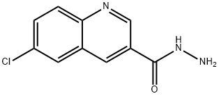 6-CHLOROQUINOLINE-3-CARBOHYDRAZIDE Struktur