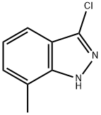 3-Chloro-7-methyl-1H-indazole Struktur