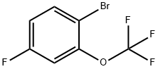 1-Bromo-4-fluoro-2-trifluoromethoxy-benzene Struktur