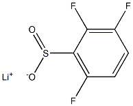 Lithium 2,3,6-trifluorobenzenesulfinate Struktur