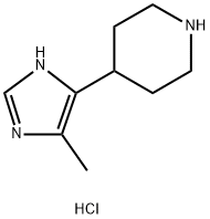 4-(4-METHYL-1H-IMIDAZOL-5-YL)-PIPERIDINE HCL Struktur