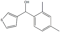 (2,4-DIMETHYLPHENYL)(THIOPHEN-3-YL)METHANOL Struktur