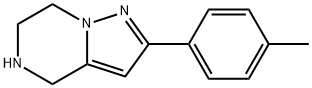 4,5,6,7-tetrahydro-2-p-tolylpyrazolo[1,5-a]pyrazine Struktur