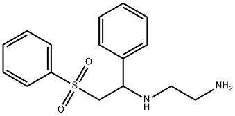 (2-aminoethyl)[2-(benzenesulfonyl)-1-phenylethyl]amine Struktur