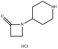 1-(PIPERIDIN-4-YL)AZETIDIN-2-ONE HCL Struktur