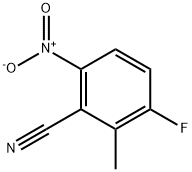 3-Fluoro-2-methyl-6-nitro-benzonitrile Struktur