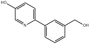 6-(3-(HYDROXYMETHYL)PHENYL)PYRIDIN-3-OL Struktur