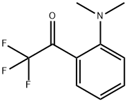 1-(2-Dimethylaminophenyl)-2,2,2-trifluoroethanone Struktur