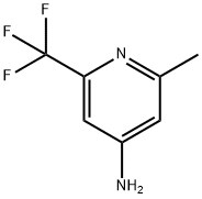 4-Amino-6-methyl-2-(trifluoromethyl)pyridine Structure