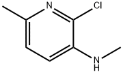 (2-Chloro-6-methyl-pyridin-3-yl)-methyl-amine Struktur