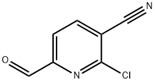 2-Chloro-6-formyl-nicotinonitrile Structure