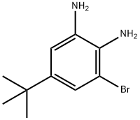 3-Bromo-5-tert-butyl-benzene-1,2-diamine Struktur