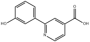 2-(3-HYDROXYPHENYL)ISONICOTINIC ACID Structure