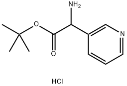 Pyridin-3-yl-glycine tert-butyl ester dihydrochloride Struktur