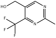 (2-METHYL-4-(TRIFLUOROMETHYL)PYRIMIDIN-5-YL)METHANOL Struktur