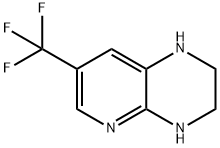 7-(TRIFLUOROMETHYL)-1,2,3,4-TETRAHYDROPYRIDO[2,3-B]PYRAZINE Struktur