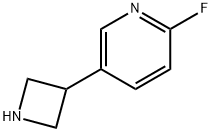 5-(AZETIDIN-3-YL)-2-FLUOROPYRIDINE Struktur