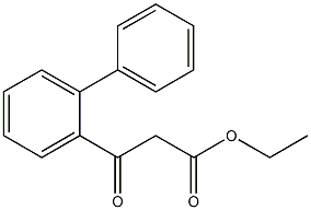 ETHYL 3-([1,1-BIPHENYL]-2-YL)-3-OXOPROPANOATE Struktur