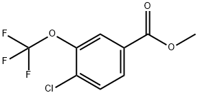 Methyl 4-chloro-3-(trifluoromethoxy)benzoate Struktur