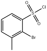 2-Bromo-3-methylbenzenesulfonylchloride Struktur