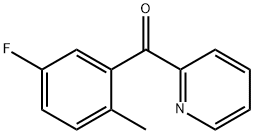 2-(5-FLUORO-2-METHYLBENZOYL)PYRIDINE Struktur