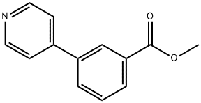 methyl3-(pyridin-4-yl)benzoate Struktur