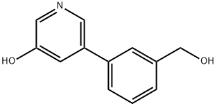 5-(3-(HYDROXYMETHYL)PHENYL)PYRIDIN-3-OL Struktur