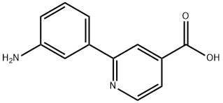 2-(3-aminophenyl)isonicotinic acid Struktur