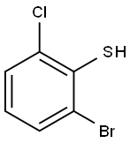 2-BROMO-6-CHLOROBENZENETHIOL Struktur