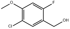 (5-Chloro-2-fluoro-4-methoxyphenyl)methanol Struktur