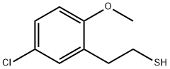 2-(3-Chloro-6-methoxyphenyl)ethanethiol Struktur