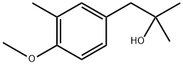 1-(4-methoxy-3-methylphenyl)-2-methylpropan-2-ol Struktur